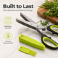 🔥Limited Time Promotion 50% OFF🔥Multi-Layer Kitchen Herb Scissors with Safety Cover