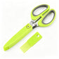 🔥Limited Time Promotion 50% OFF🔥Multi-Layer Kitchen Herb Scissors with Safety Cover