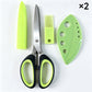 🔥Limited Time Promotion 50% OFF🔥Multi-Layer Kitchen Herb Scissors with Safety Cover