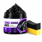 🔥Limited Time Promotion 50% OFF🔥Car Tire Shine Gel 200g Restoration Paste and Rubber Parts Blackening Coating Wax