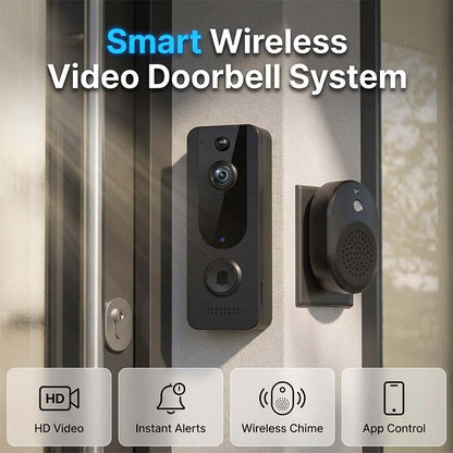 🔥2027 New Arrivals: 50% Off for a Limited Time!🔥Wireless Video Doorbell Camera with Chime