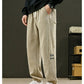 Men's casual soft pants in corduroy fabric