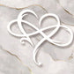 Ideal Gift - Infinity Heart Wall Decoration | Symbol of Eternal Love