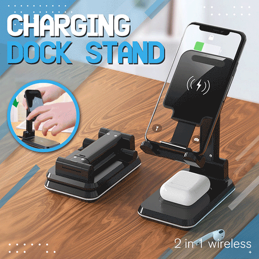 2 in 1 Wireless Charging Dock Stand