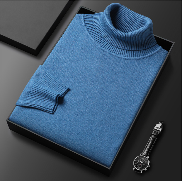 Men's Solid Color Premium Cashmere Sweater – focoor