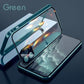 Magnetic Tempered Glass Double-Sided Phone Case For iPhone