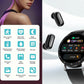 2 IN 1 SMARTWATCH WITH EARPHONES (FOR IPHONE AND ANDROID)