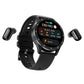 2 IN 1 SMARTWATCH WITH EARPHONES (FOR IPHONE AND ANDROID)