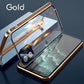 Magnetic Tempered Glass Double-Sided Phone Case For iPhone