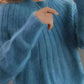 Cashmere Solid Color Fluffy Knitting Sweater