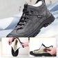 Men's Faux Wool Lining Leather Sneaker