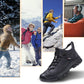 Men's Faux Wool Lining Leather Sneaker