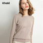 Faux Cashmere Crew Neck Sweater