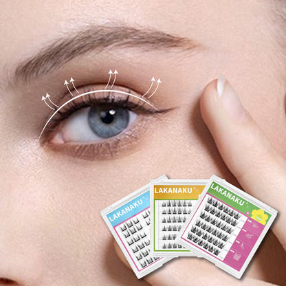 Easy to stick, naturally unnoticeable: segmented self-adhesive false eyelashes 🌟