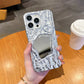 （Best Gift🎅🎁）Pleated Design Shaped Mirror Case For iPhone