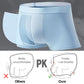 4pcs Men’s Ice Silk Antibacterial Breathable Boxer Briefs