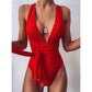 Exported Popular Models Lace-Up Thin Swimsuit
