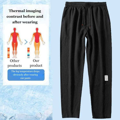 Men's Cooling Breathable Straight-leg Loose Casual Pants🎁