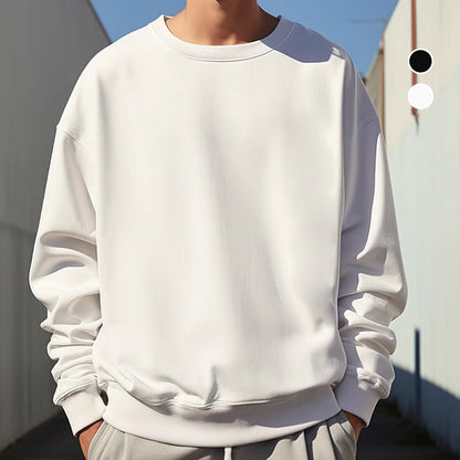 Men's Casual Loose Round Neck